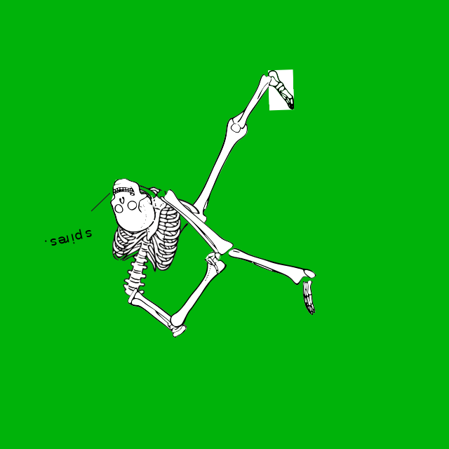 Dem bones dem bones dem – dry bones!