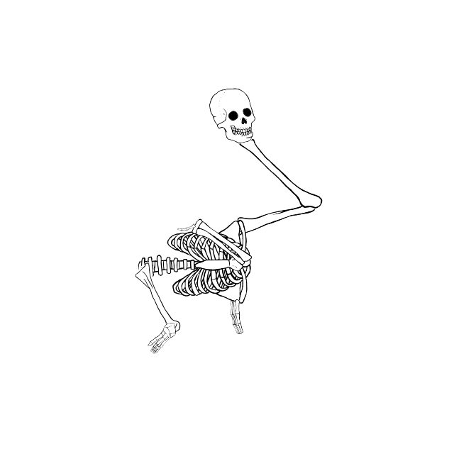 Dem bones dem bones dem – dry bones!