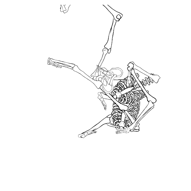 Dem bones dem bones dem – dry bones!