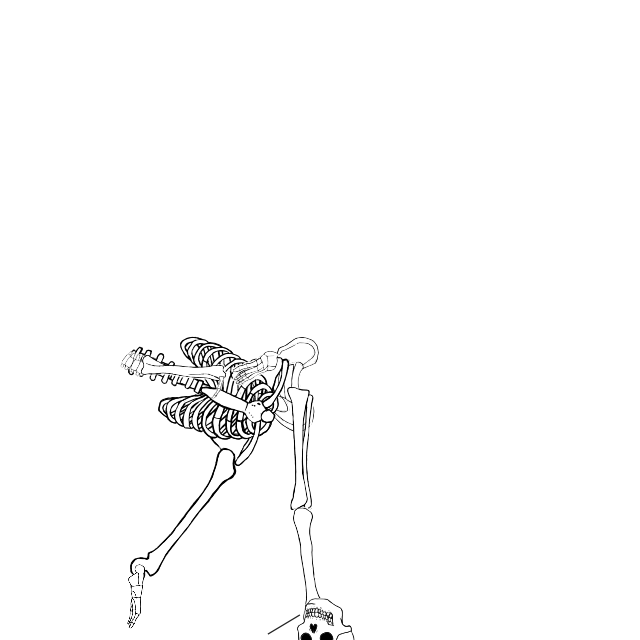 Dem bones dem bones dem – dry bones!