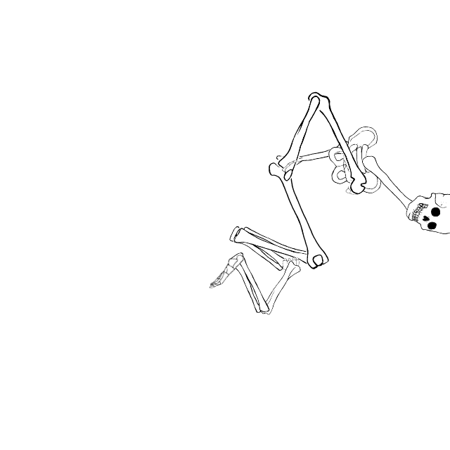 Dem bones dem bones dem – dry bones!