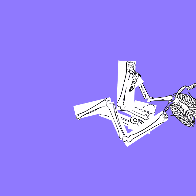 Dem bones dem bones dem – dry bones!