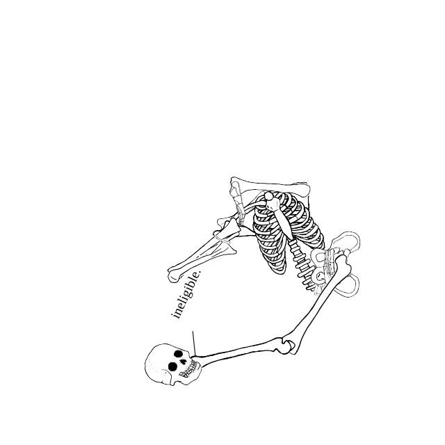 Dem bones dem bones dem – dry bones!