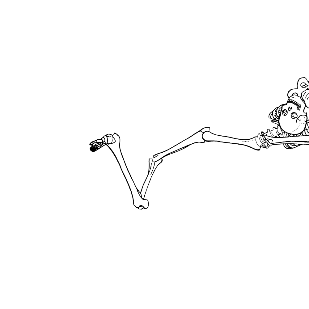 Dem bones dem bones dem – dry bones!