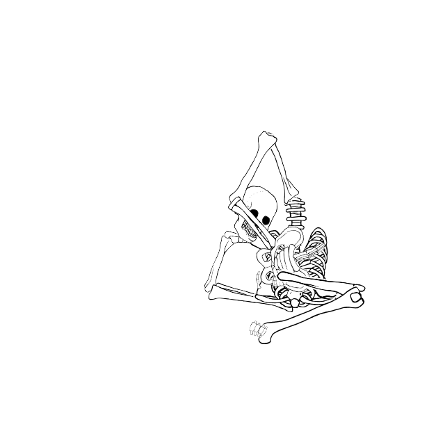 Dem bones dem bones dem – dry bones!