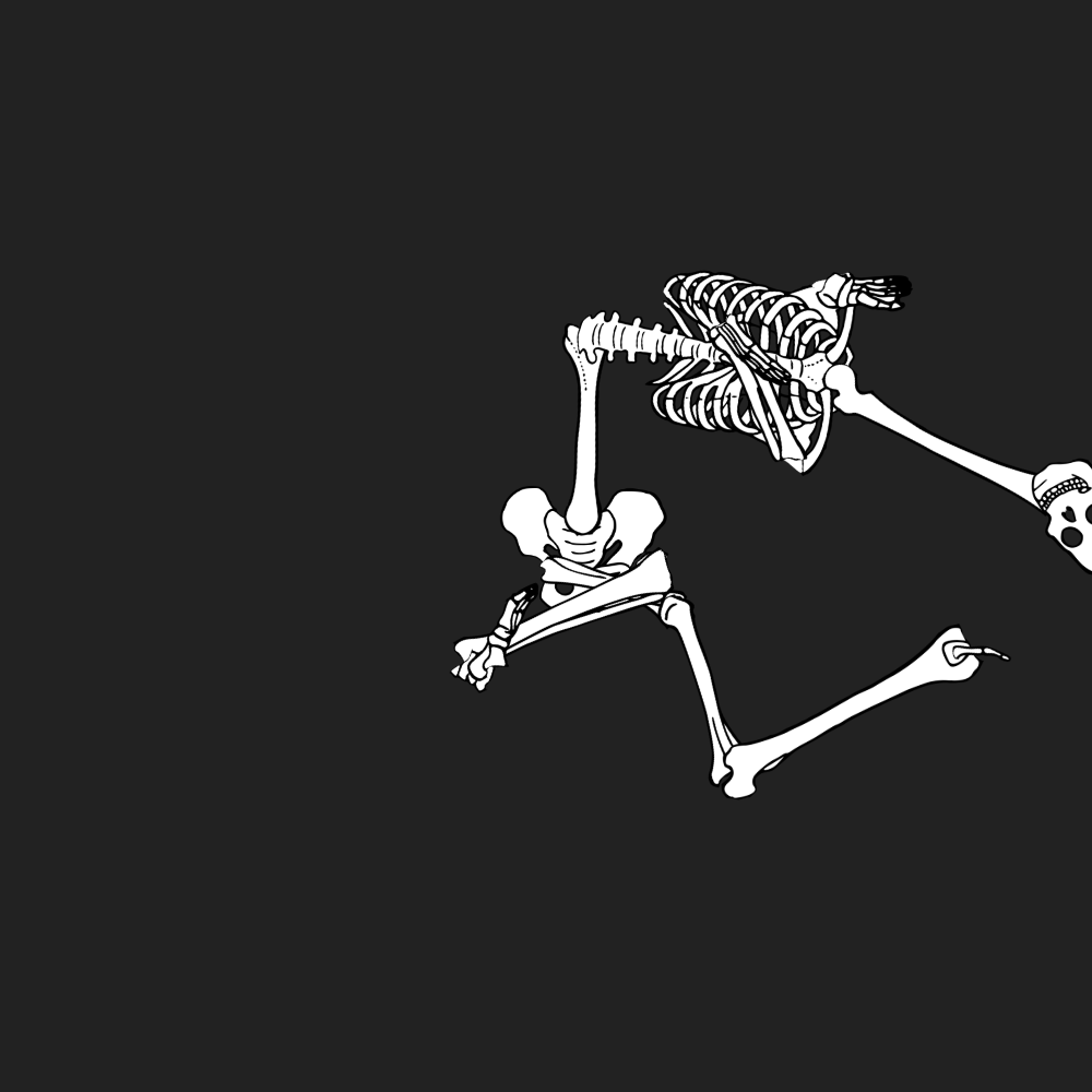 Dem bones dem bones dem – dry bones!