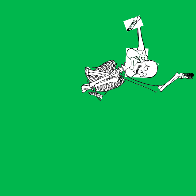 Dem bones dem bones dem – dry bones!