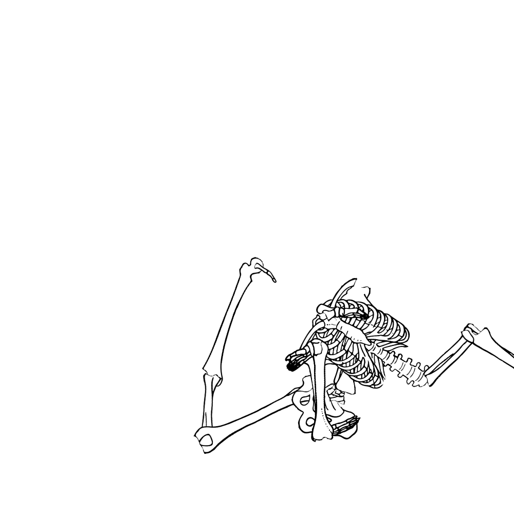 Dem bones dem bones dem – dry bones!