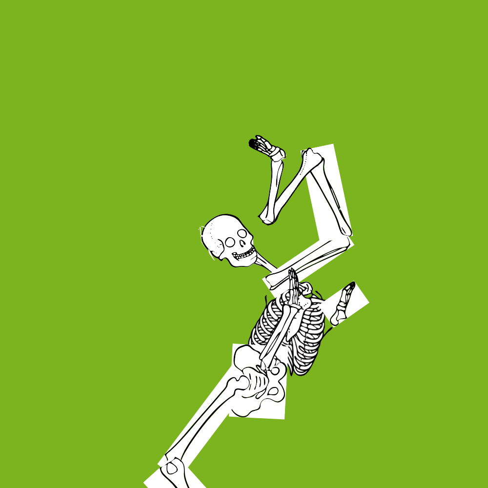 Dem bones dem bones dem – dry bones!