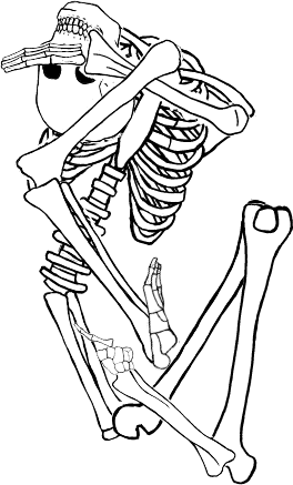 Dem bones dem bones dem – dry bones!