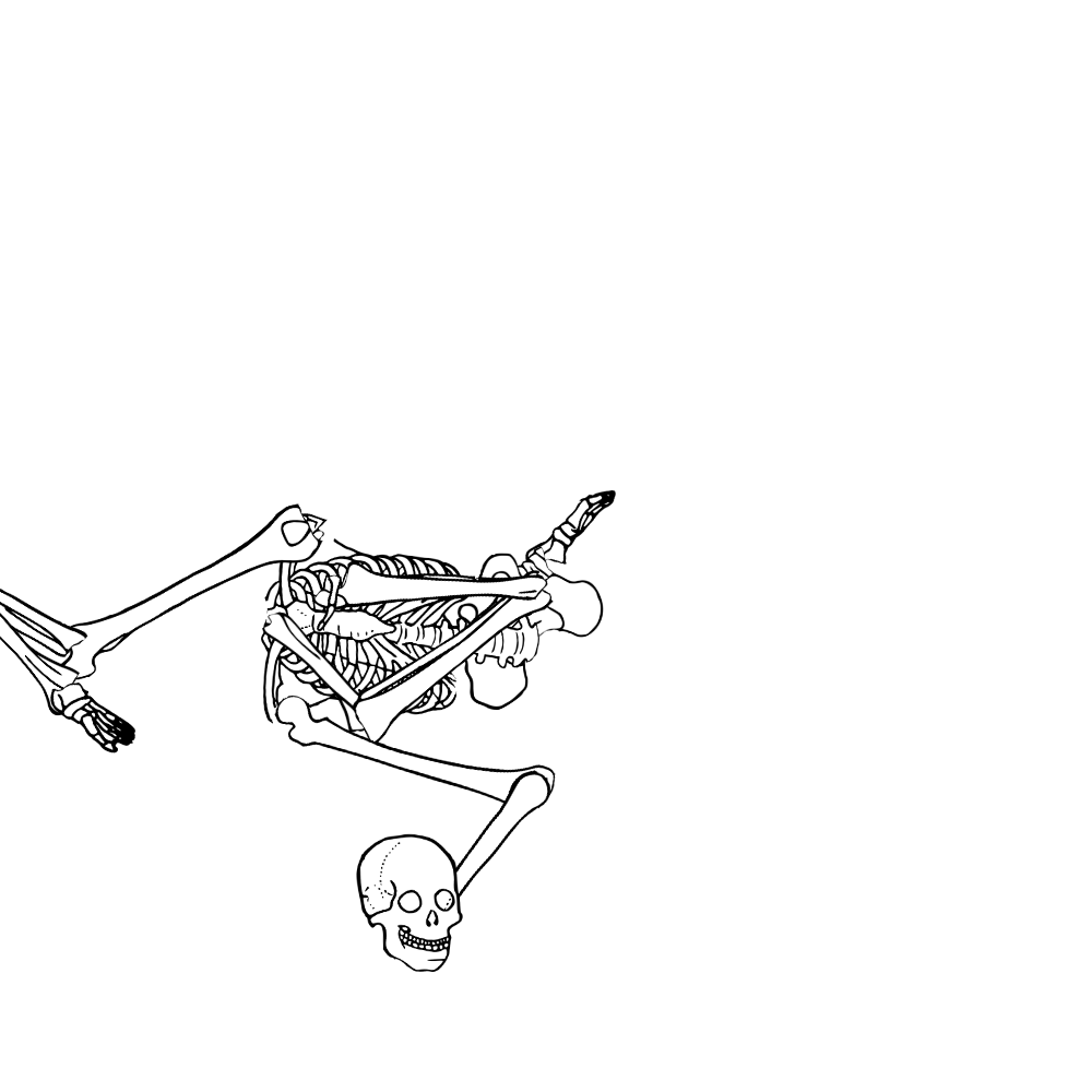 Dem bones dem bones dem – dry bones!