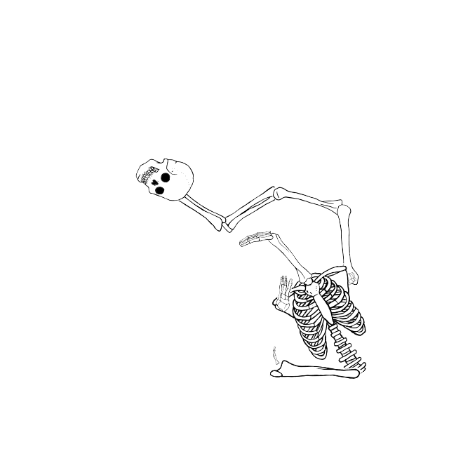 Dem bones dem bones dem – dry bones!