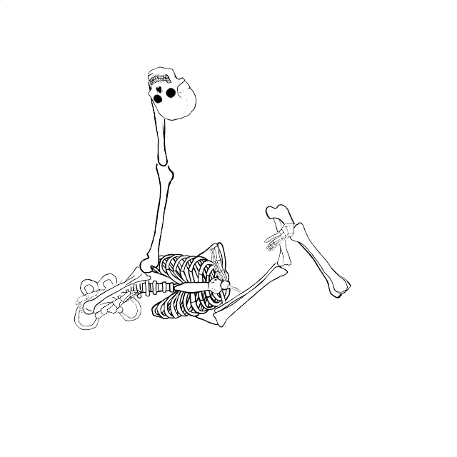 Dem bones dem bones dem – dry bones!