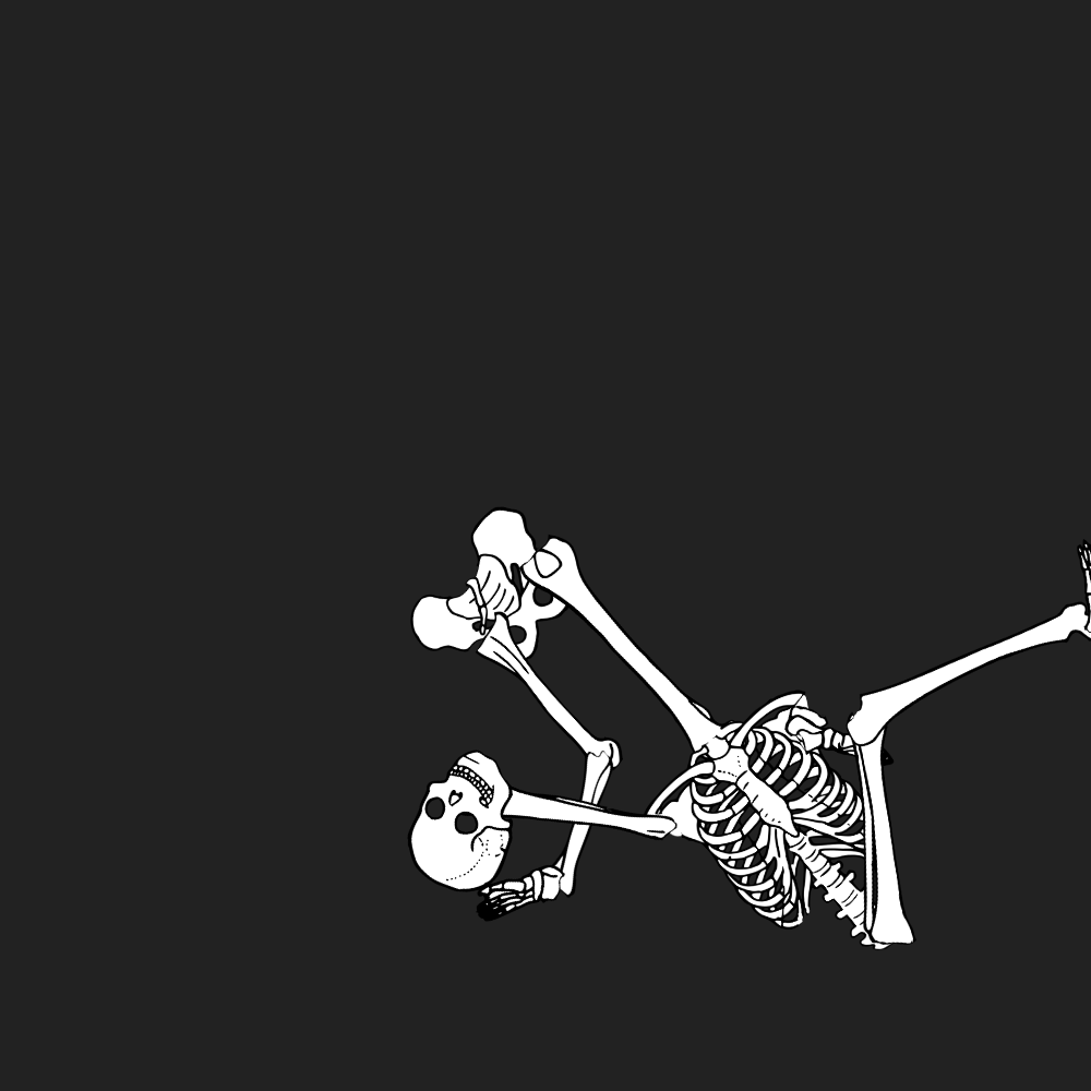 Dem bones dem bones dem – dry bones!