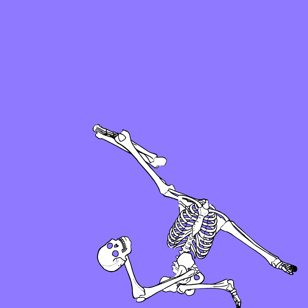 Dem bones dem bones dem – dry bones!