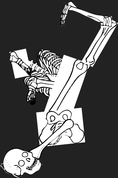 Dem bones dem bones dem – dry bones!