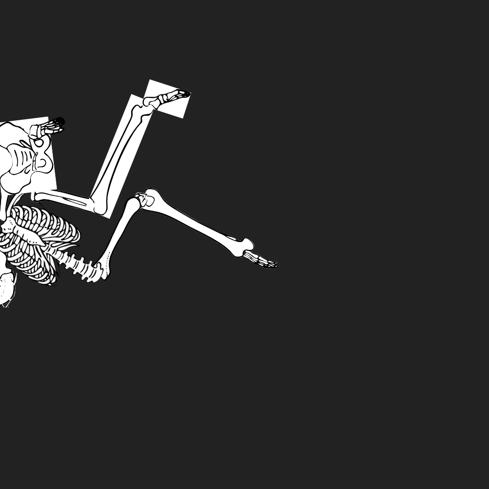 Dem bones dem bones dem – dry bones!