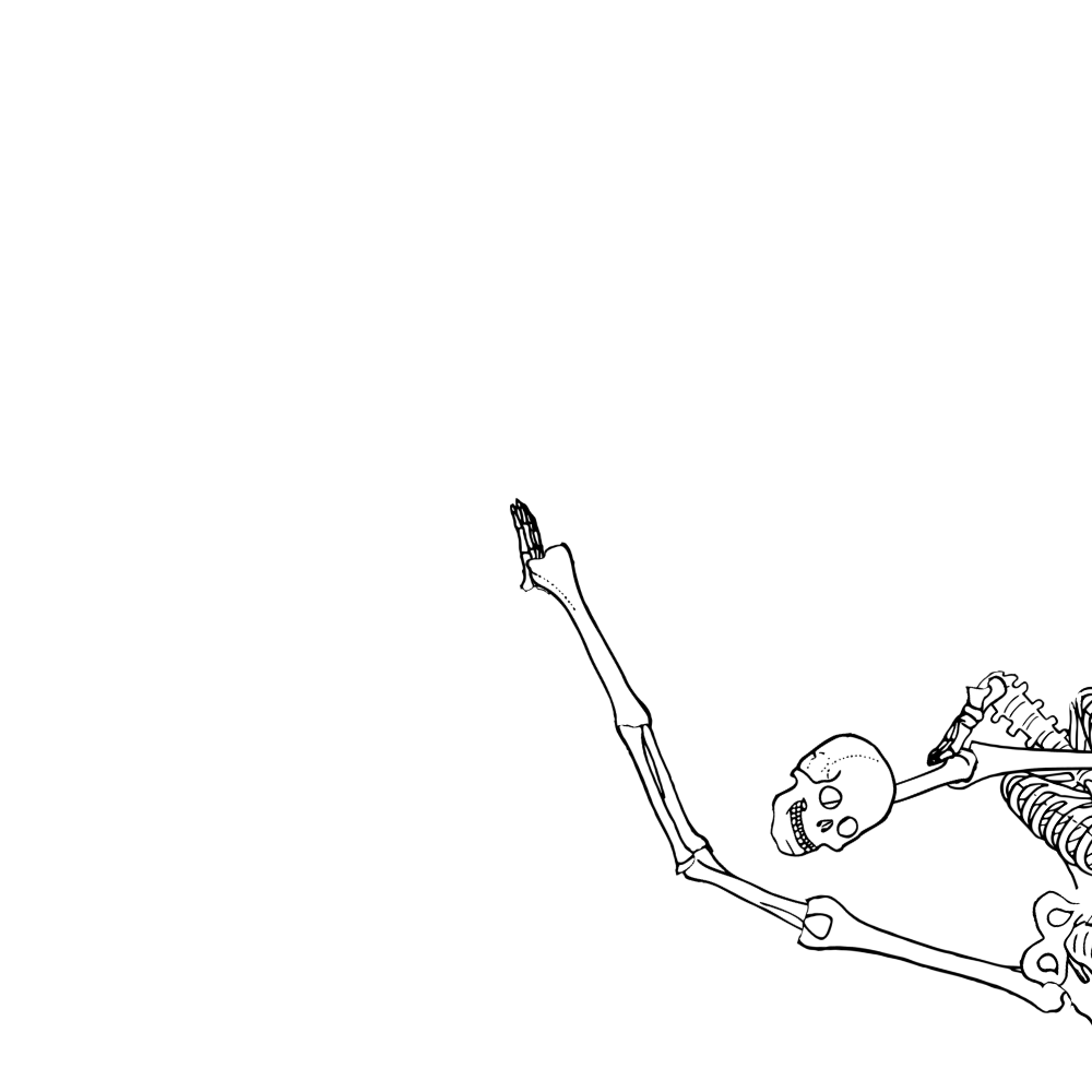 Dem bones dem bones dem – dry bones!