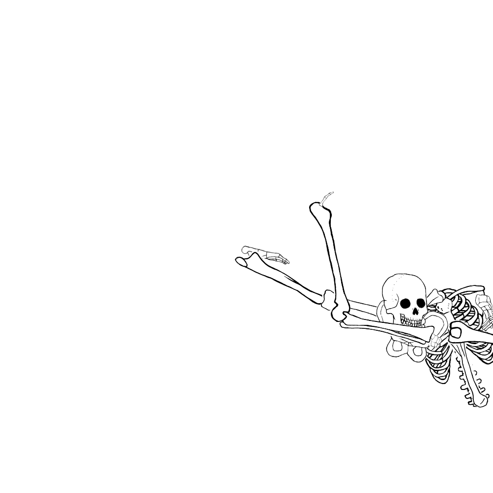 Dem bones dem bones dem – dry bones!