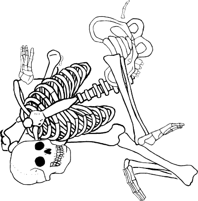 Dem bones dem bones dem – dry bones!