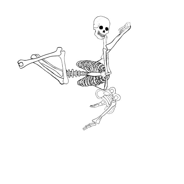 Dem bones dem bones dem – dry bones!
