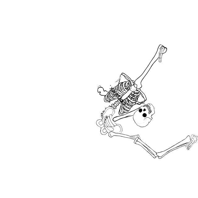 Dem bones dem bones dem – dry bones!