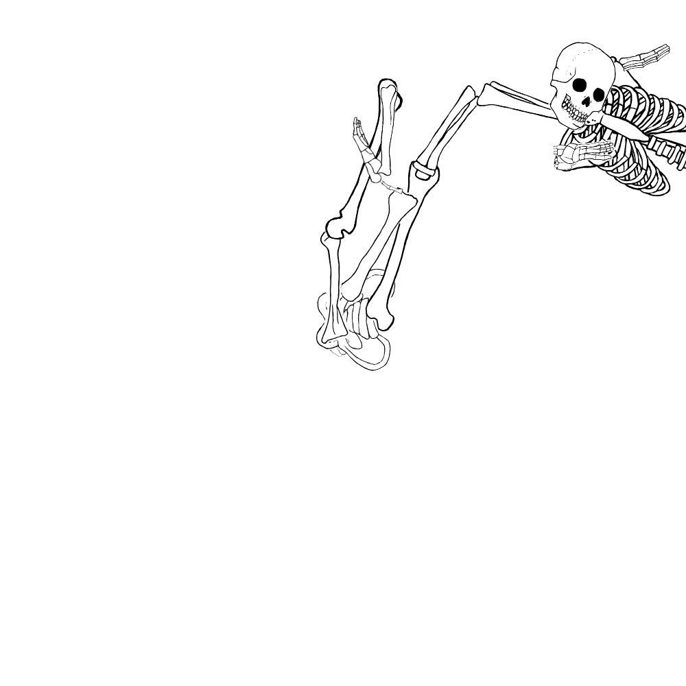 Dem bones dem bones dem – dry bones!
