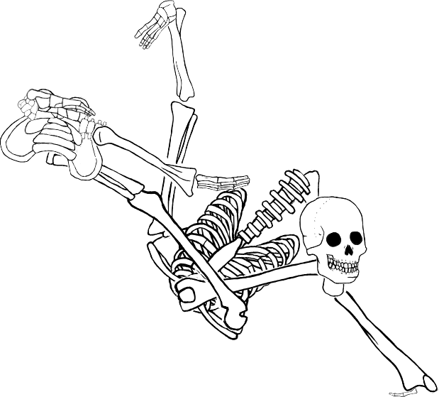 Dem bones dem bones dem – dry bones!