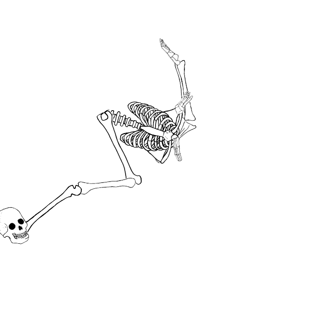 Dem bones dem bones dem – dry bones!