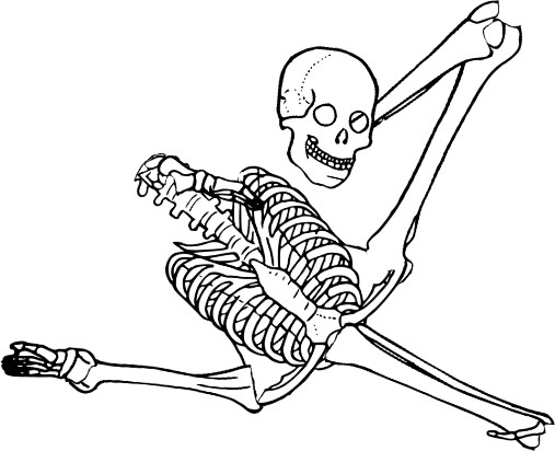 Dem bones dem bones dem – dry bones!