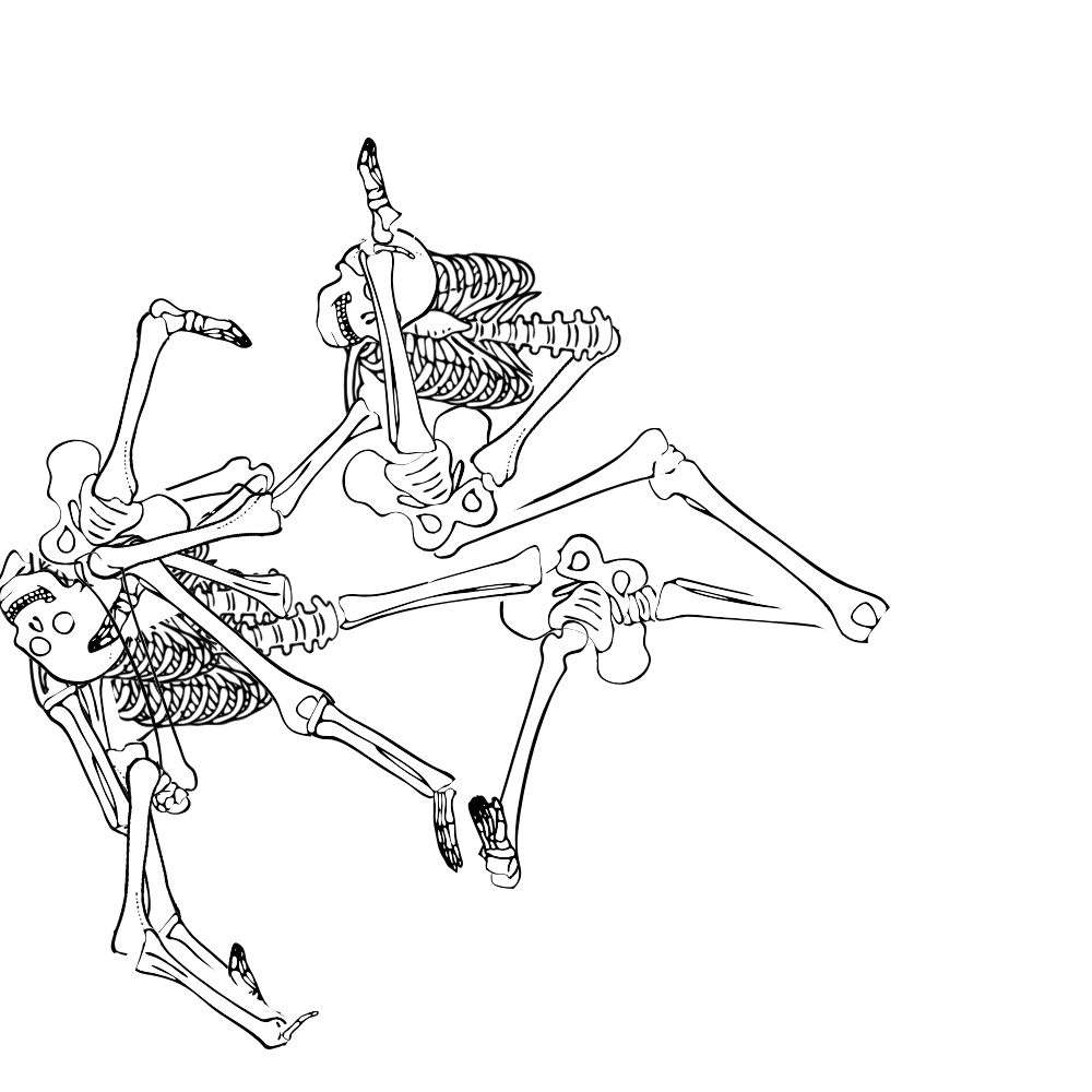 Dem bones dem bones dem – dry bones!