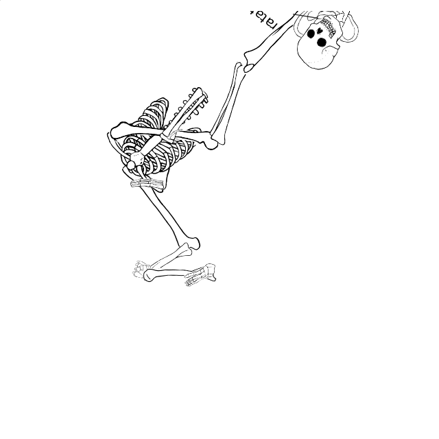 Dem bones dem bones dem – dry bones!