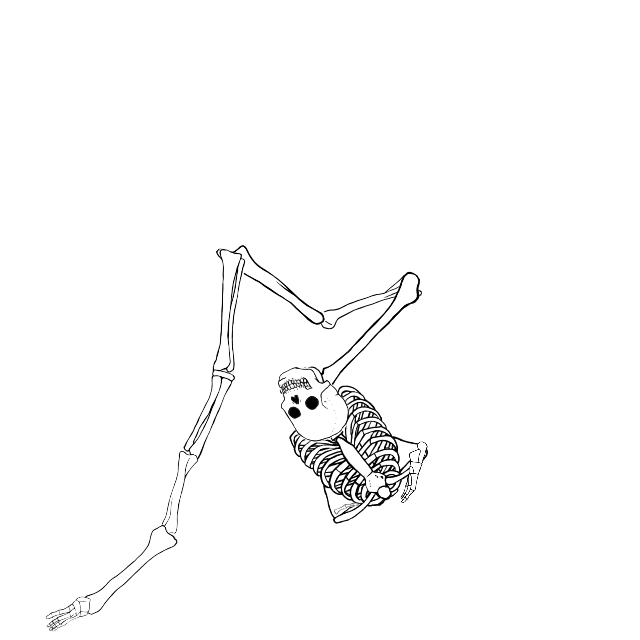 Dem bones dem bones dem – dry bones!