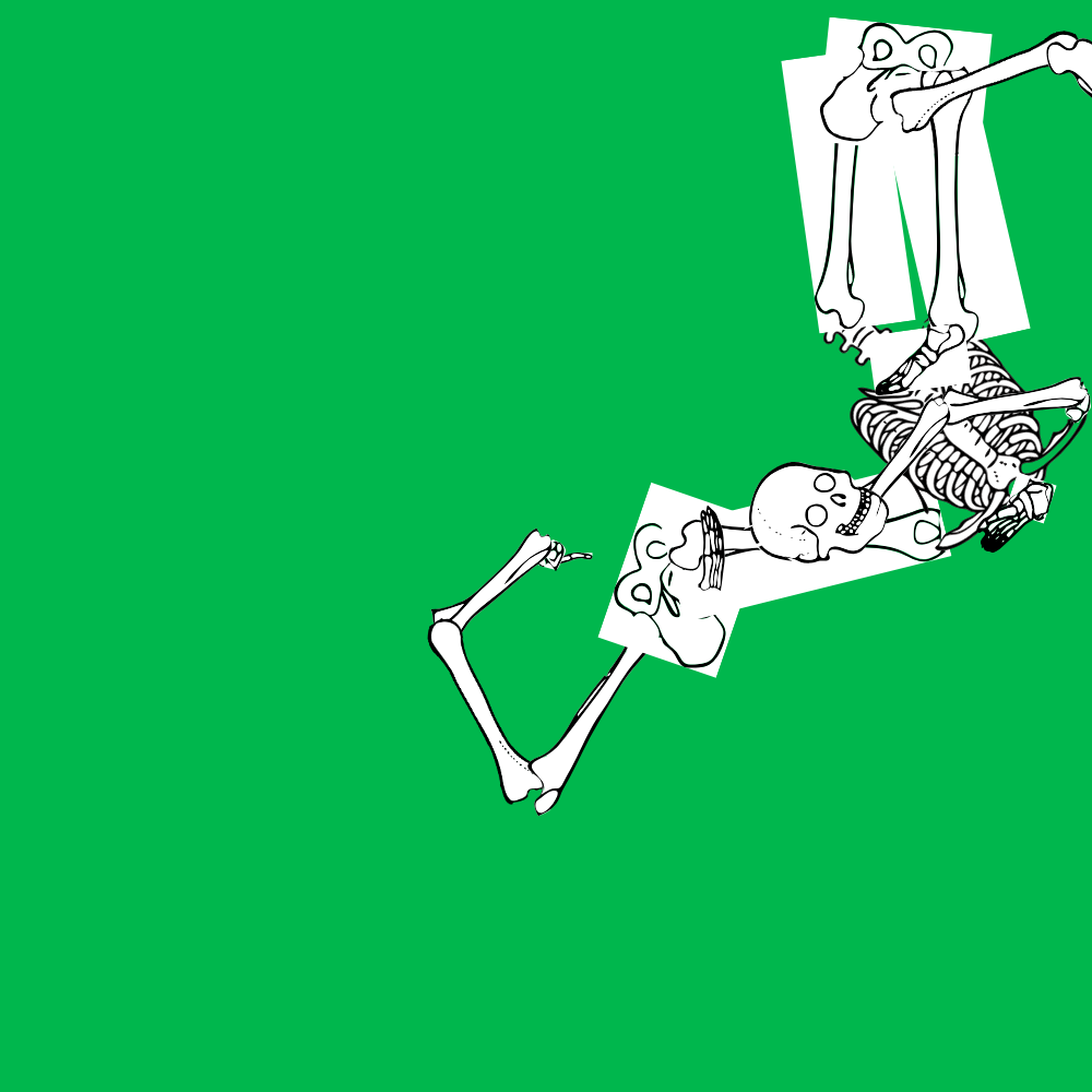 Dem bones dem bones dem – dry bones!