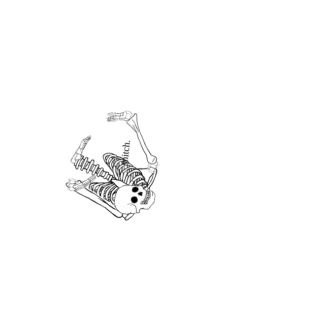 Dem bones dem bones dem – dry bones!