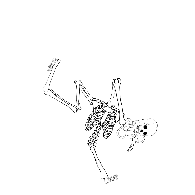 Dem bones dem bones dem – dry bones!