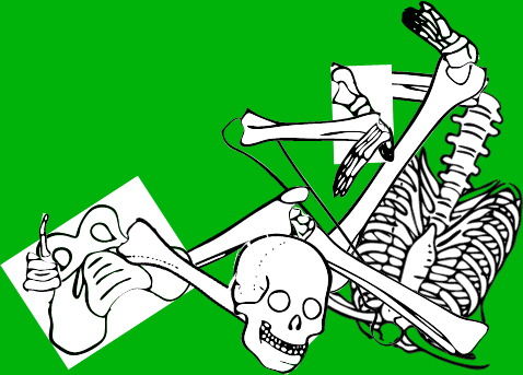 Dem bones dem bones dem – dry bones!