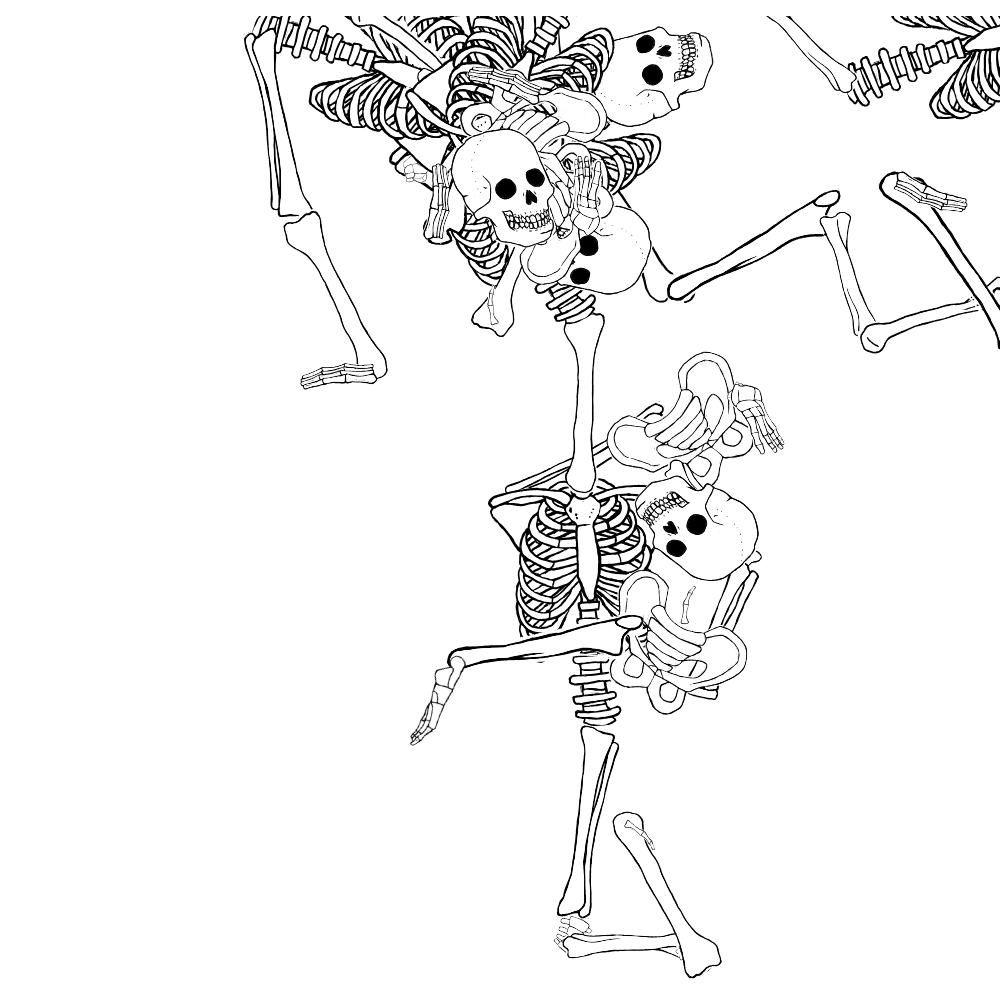 Dem bones dem bones dem – dry bones!