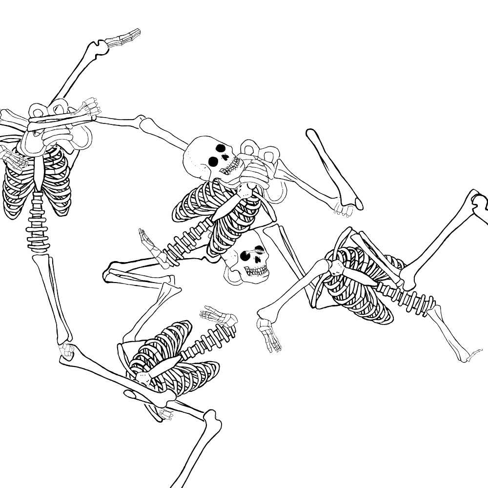 Dem bones dem bones dem – dry bones!