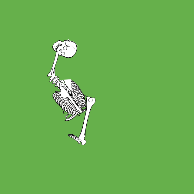 Dem bones dem bones dem – dry bones!