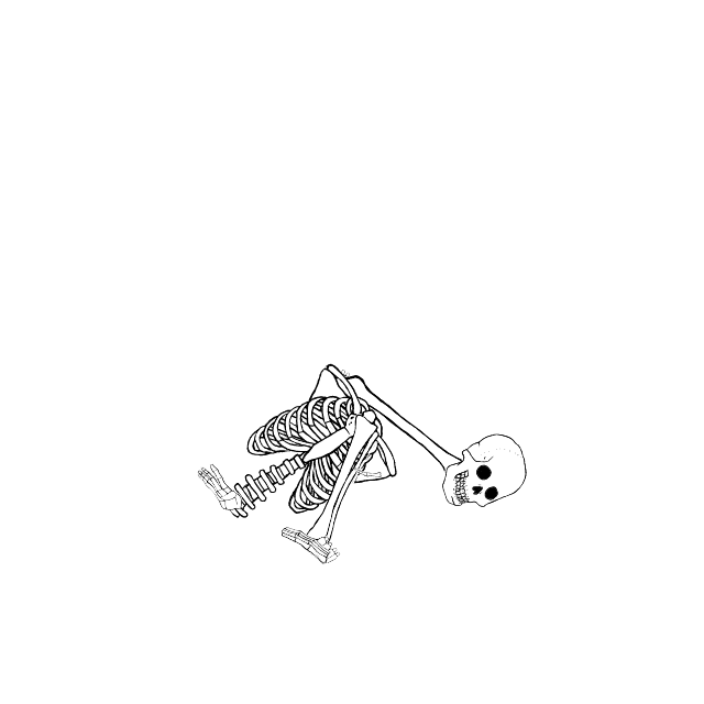 Dem bones dem bones dem – dry bones!