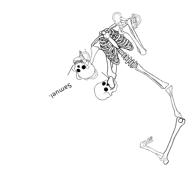 Dem bones dem bones dem – dry bones!
