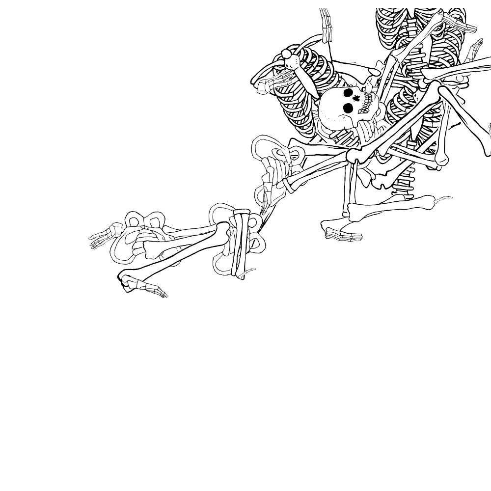 Dem bones dem bones dem – dry bones!