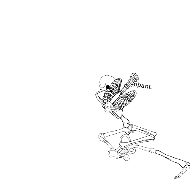Dem bones dem bones dem – dry bones!