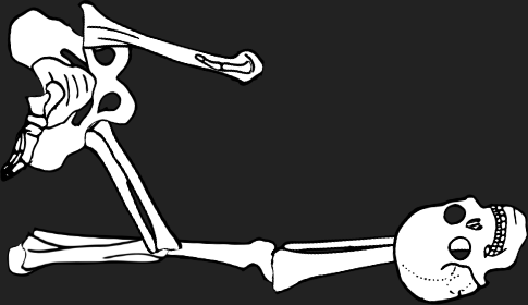 Dem bones dem bones dem – dry bones!