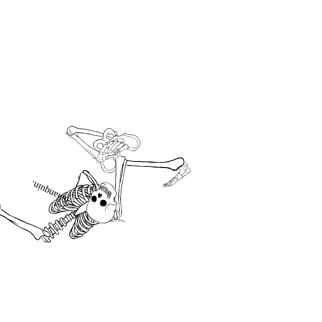 Dem bones dem bones dem – dry bones!