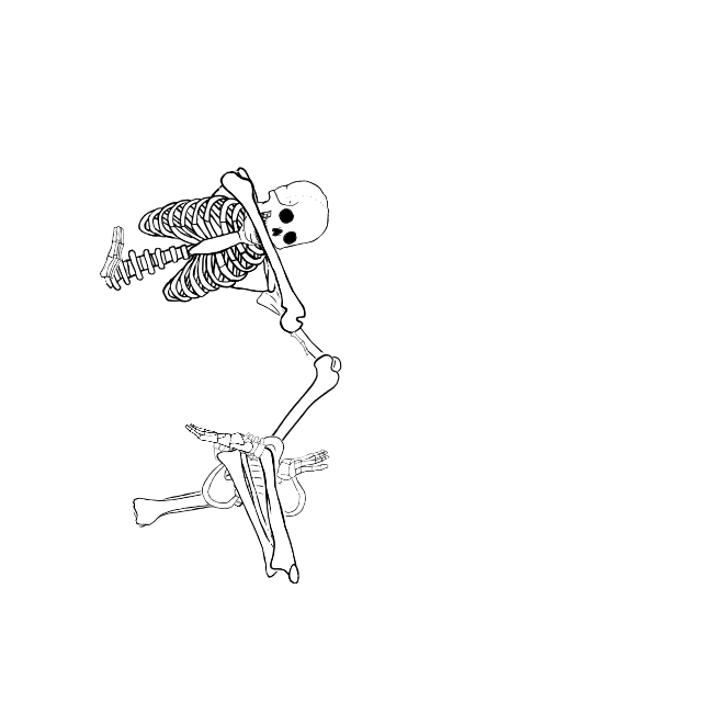 Dem bones dem bones dem – dry bones!