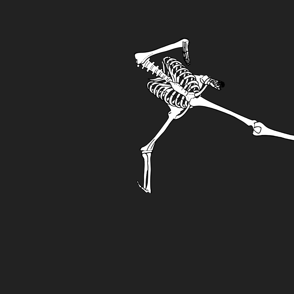 Dem bones dem bones dem – dry bones!