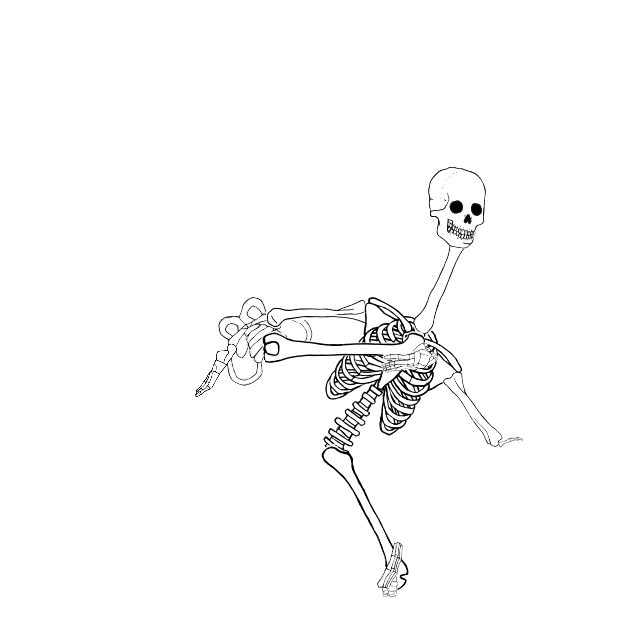 Dem bones dem bones dem – dry bones!