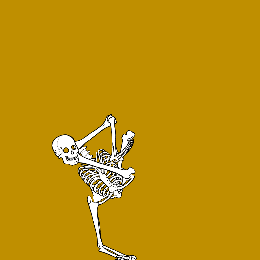 Dem bones dem bones dem – dry bones!